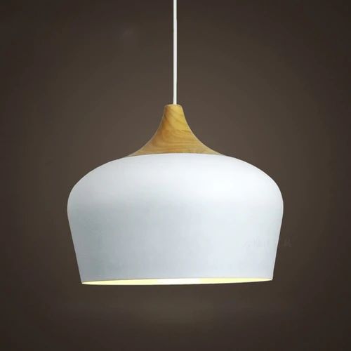 Lisslune | Pendant lights made of metal and wood in delicate pastel shades