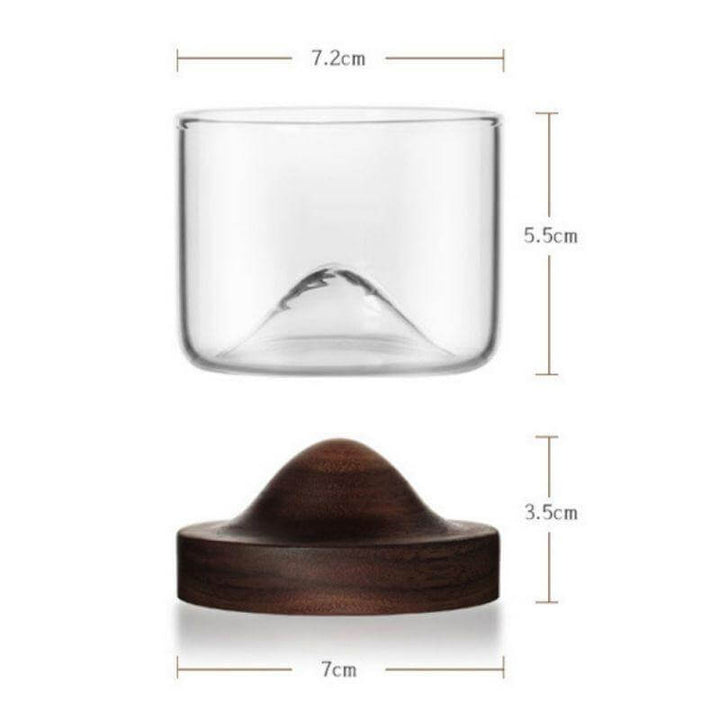 Lisslune | Charming Mountain Whiskey Glass Set