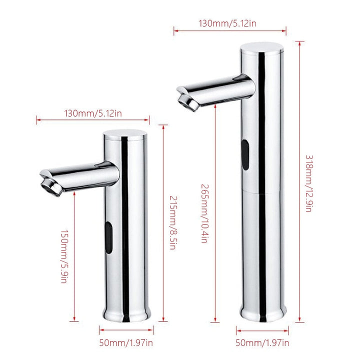 Lisslune | AquaSense Automatic Infrared Sensor Tap – Touchless Water Control for Hygiene & Efficiency