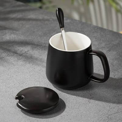 Lisslune | Elegant Marble Ceramic Coffee Mug Gift Set