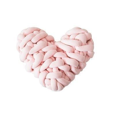Lisslune | LoveTwist - Heart-shaped knitted cushion