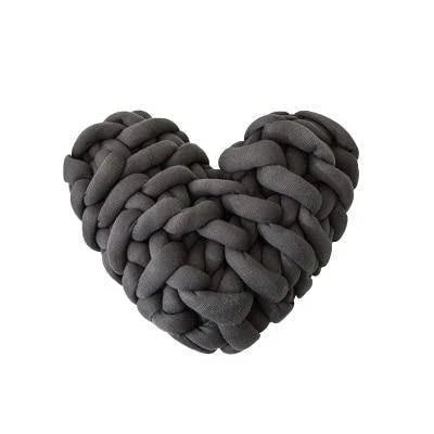 Lisslune | LoveTwist - Heart-shaped knit cushion