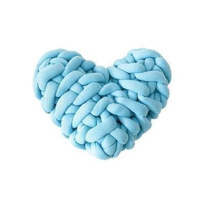 Lisslune | Valentine's Day Heart Chunky Knit Pillow