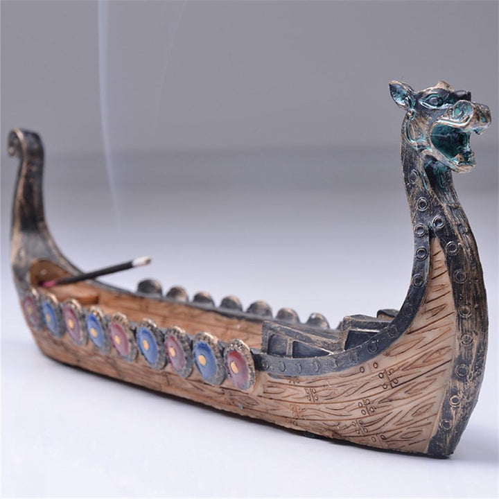 Lisslune | Retro Dragon Boat Incense Holder