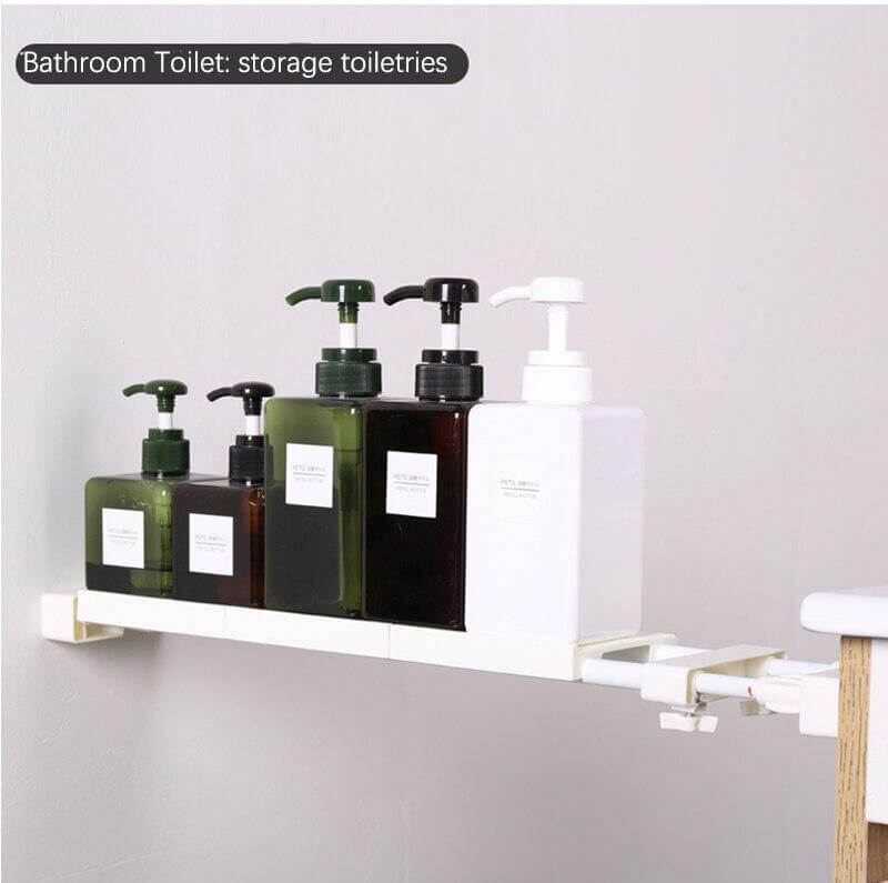 Lisslune | No-Drill Adjustable Kitchen Cabinet Organizer Rack