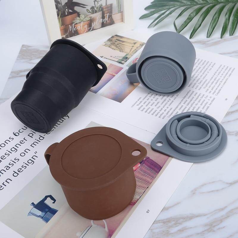Lisslune | Earth-Friendly Reusable Creative Silicone Foldable Mug