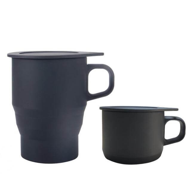 Lisslune | Earth-Friendly Reusable Creative Silicone Foldable Mug