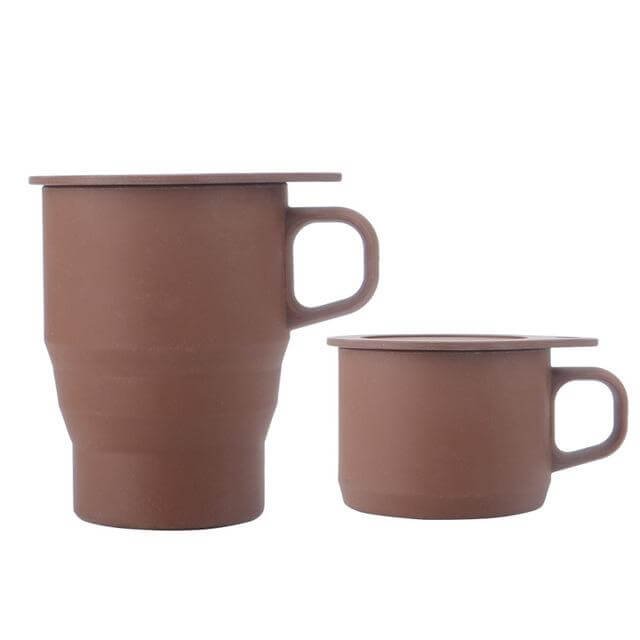 Lisslune | Earth-Friendly Reusable Creative Silicone Foldable Mug