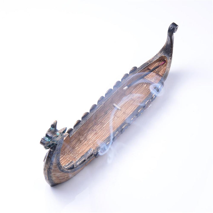 Lisslune | Retro Dragon Boat Incense Holder