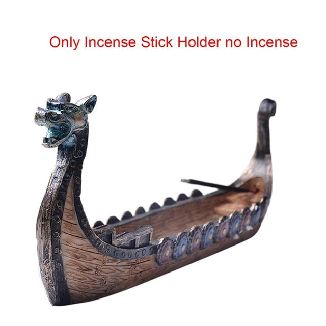 Lisslune | Retro Dragon Boat Incense Holder