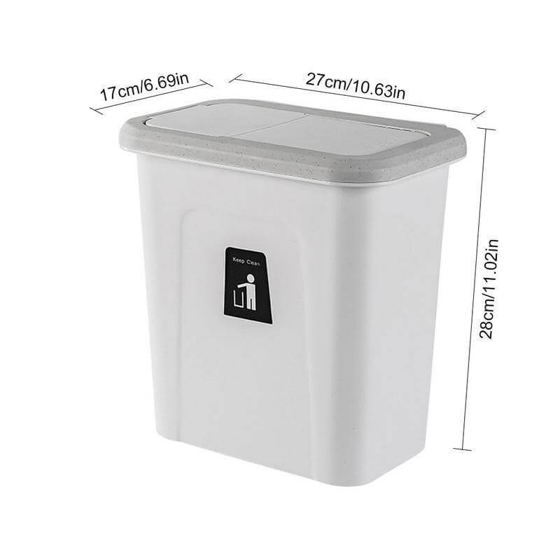 Lisslune | Push-top Trash Can