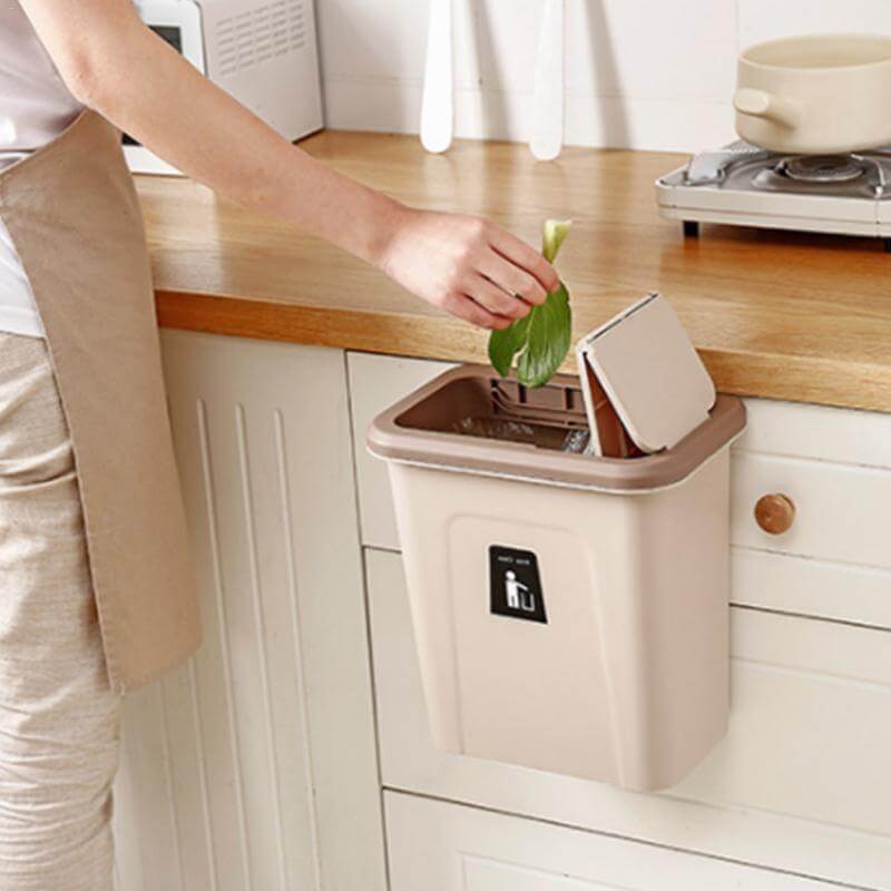 Lisslune | Push-top Trash Can