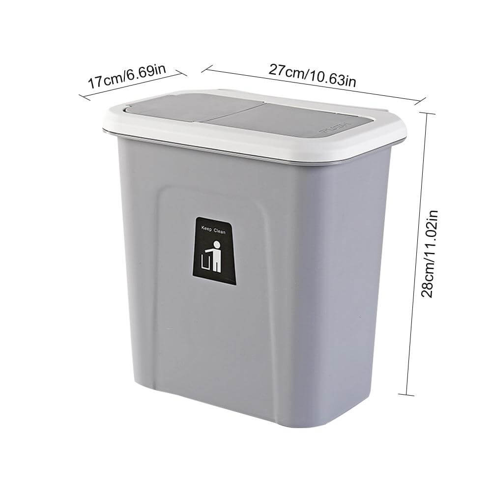 Lisslune | Push-top Trash Can