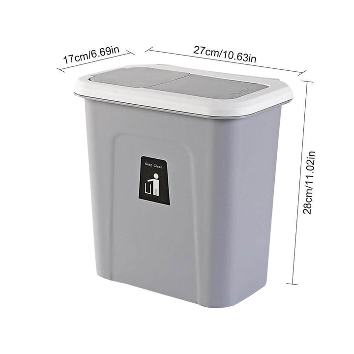 Lisslune | Push-top Trash Can