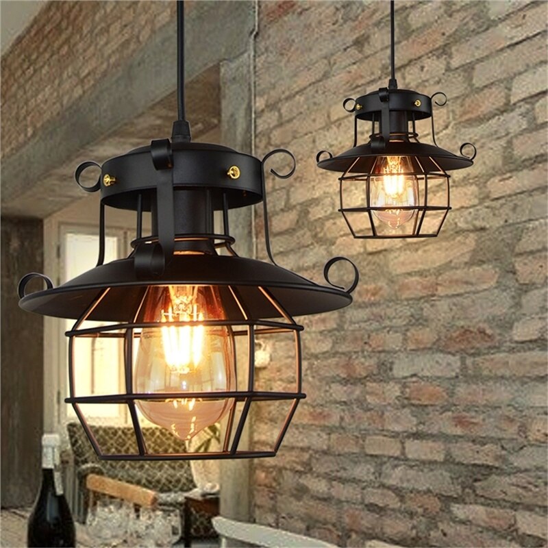 Lisslune | Retro Antique Industrial Loft Ceiling Lamp