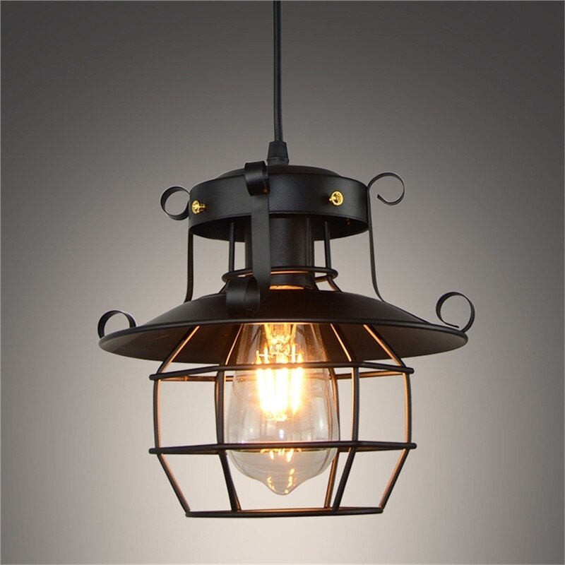 Lisslune | Retro Antique Industrial Loft Ceiling Lamp
