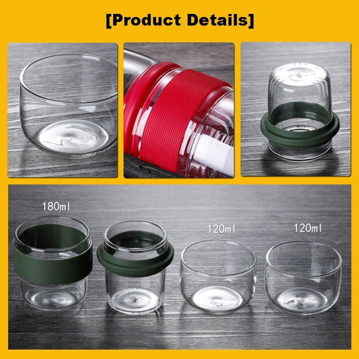 Lisslune | Mini Pocket Thermoresistant Travel Teapot