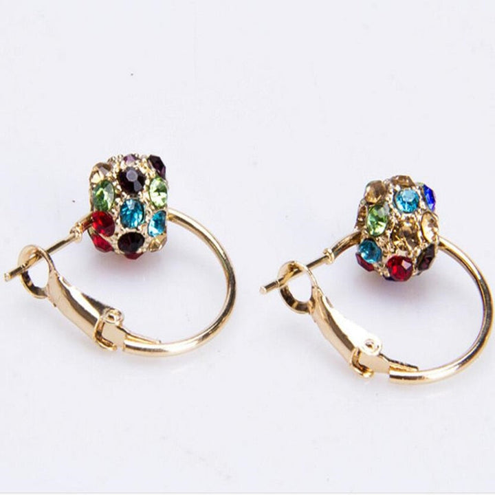 Skorter | Fashion Austrian Crystal Ball Gold/Silver Earrings