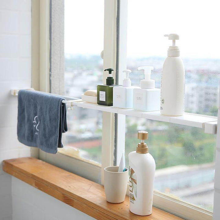 Lisslune | No-Drill Adjustable Kitchen Cabinet Organizer Rack
