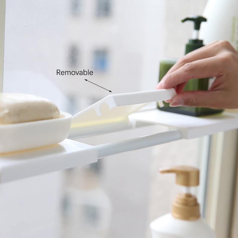 Lisslune | No-Drill Adjustable Kitchen Cabinet Organizer Rack