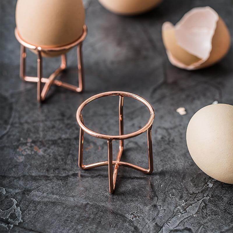 Lisslune | 3pcs Elegant Metal Egg Holder