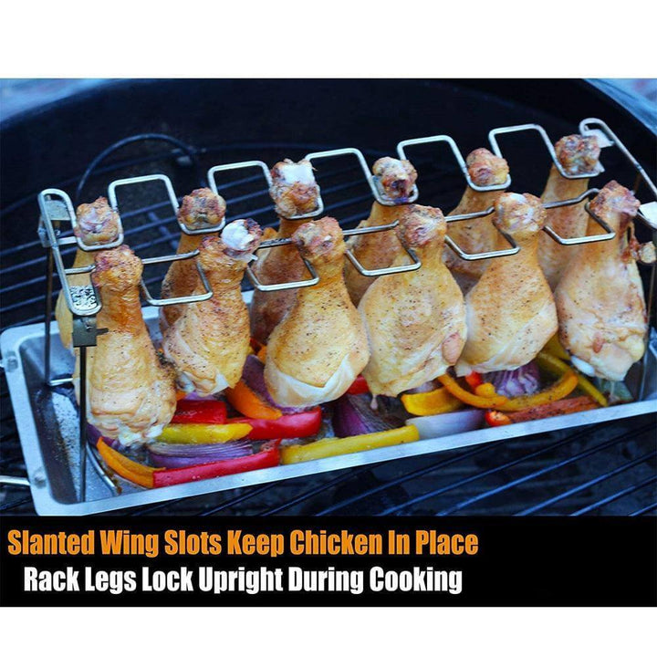 Lisslune | Stainless Steel Chicken Wing Rack