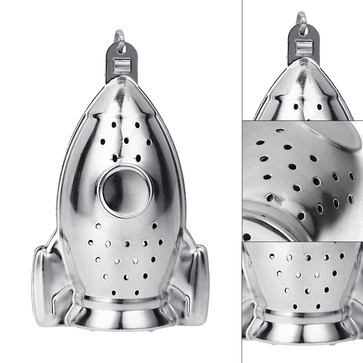 Lisslune | Stainless Steel Rocket Tea Filter Infuser