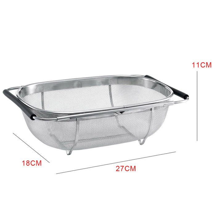 Lisslune | Retractable Oval Sink Drain Basket