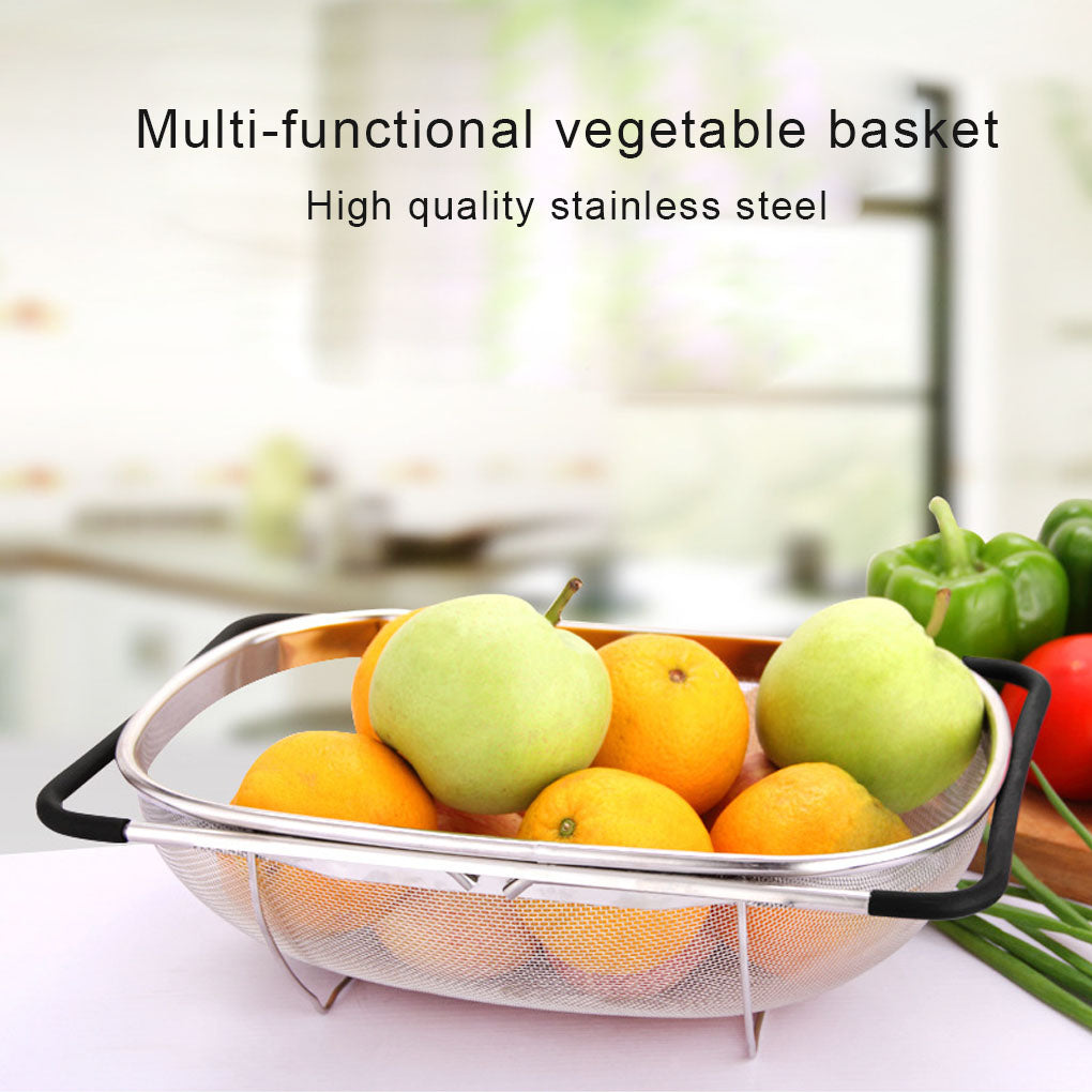 Lisslune | Retractable Oval Sink Drain Basket