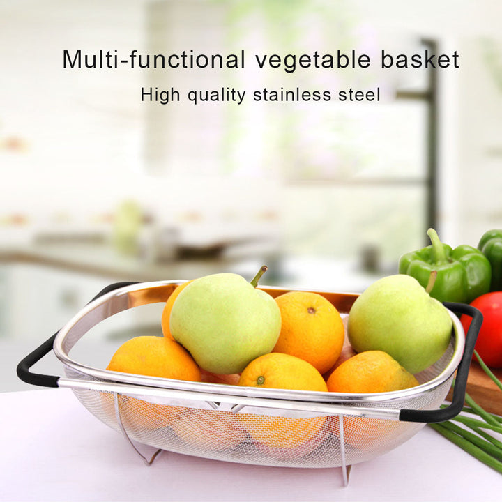Lisslune | Retractable Oval Sink Drain Basket