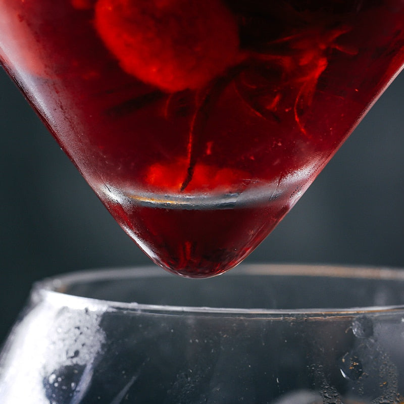 Lisslune | Crystal Iced Cone Cocktail Glass