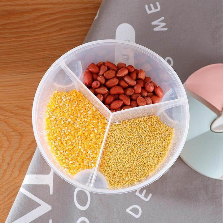 Lisslune | Kitchen Transparent Flower Sealed Storage Tank