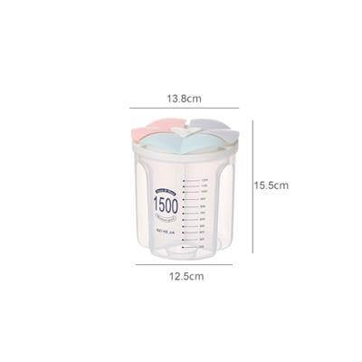Lisslune | Kitchen Transparent Flower Sealed Storage Tank