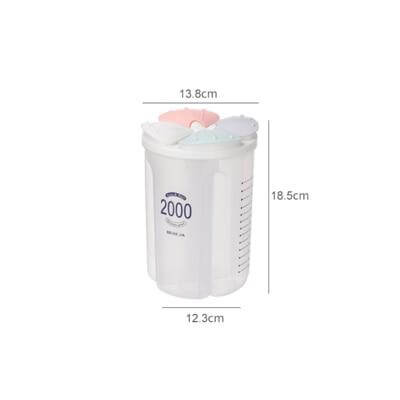 Lisslune | Kitchen Transparent Flower Sealed Storage Tank
