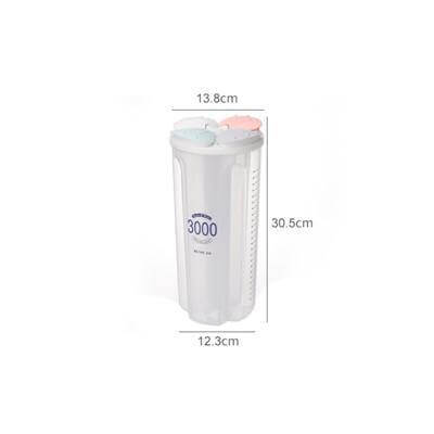 Lisslune | Kitchen Transparent Flower Sealed Storage Tank