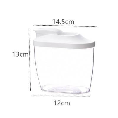 Lisslune | Kitchen Transparent Flower Sealed Storage Tank
