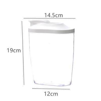 Lisslune | Kitchen Transparent Flower Sealed Storage Tank