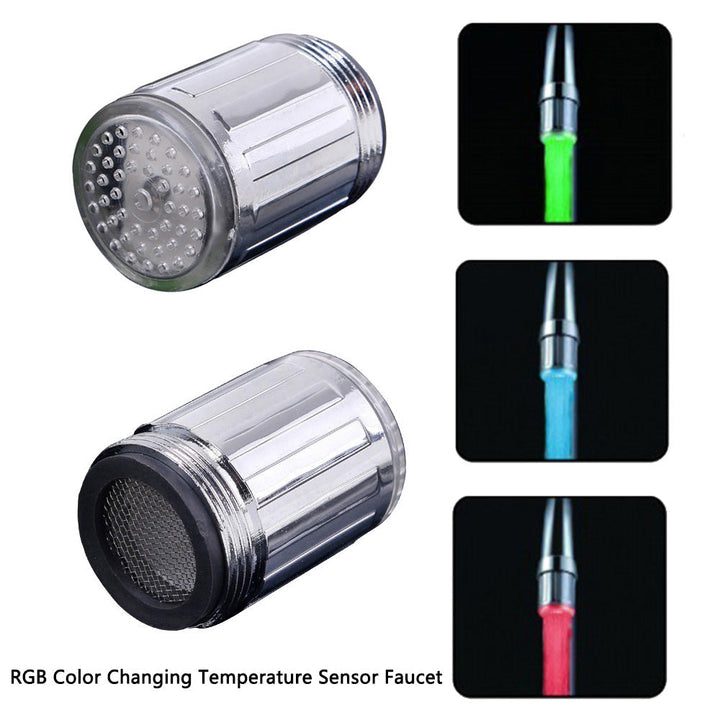 Lisslune | Colorful Temperature Sensor Faucet Tap