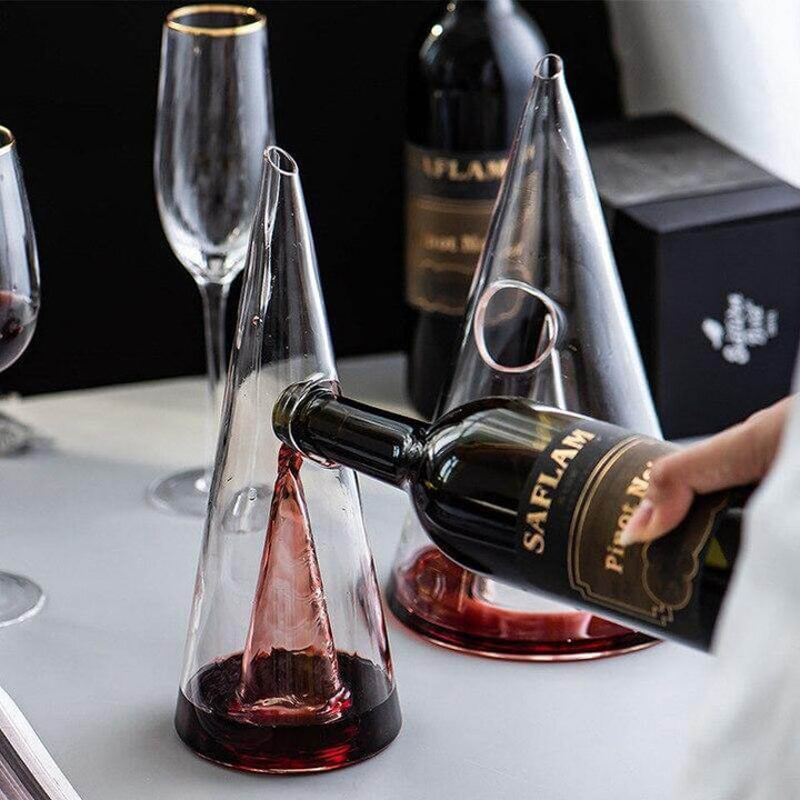 Lisslune | Creative Pyramid Glass Wine Decanter