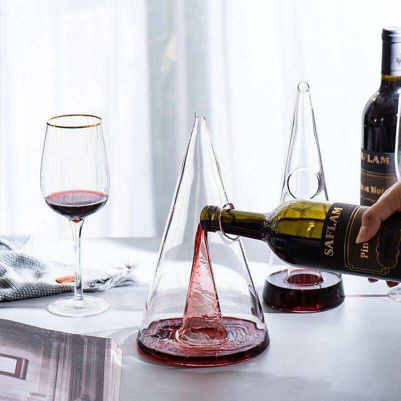 Lisslune | Creative Pyramid Glass Wine Decanter