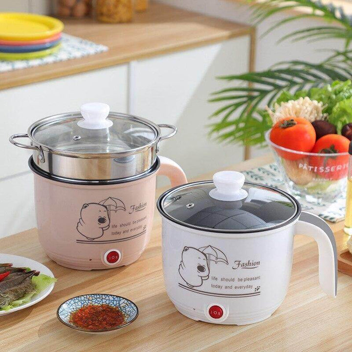 Lisslune | Mini Electric Double Layer Hot Pot Rice Cooker