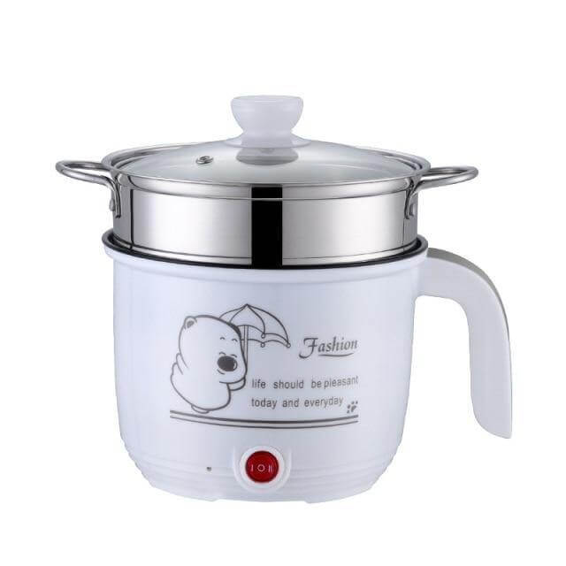 Lisslune | Mini Electric Double Layer Hot Pot Rice Cooker