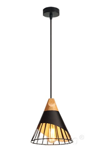 Lisslune | Modern Wooden Cone Pendant Lights