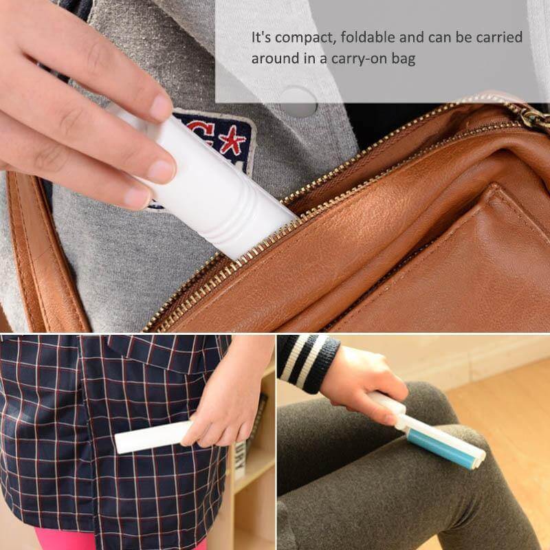 Lisslune | Washable Portable Mini Sticky Lint Remover Roller