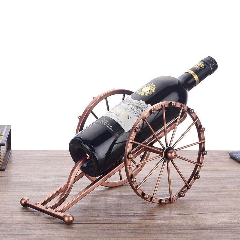 Lisslune | Antique Cannon Wine Bottle Holder