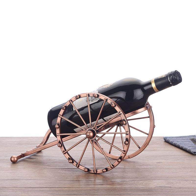 Lisslune | Antique Cannon Wine Bottle Holder