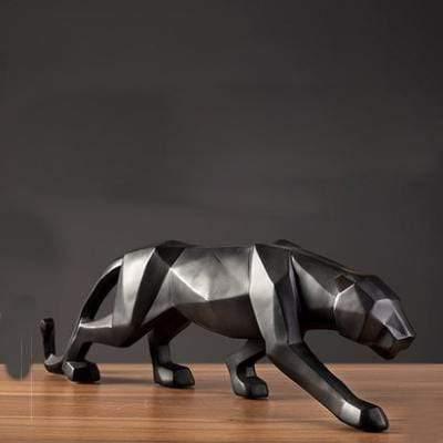 Lisslune | PantheraGeo Geometric Sculpture | Modern Panther Figure | Elegant Decoration for Home & Office