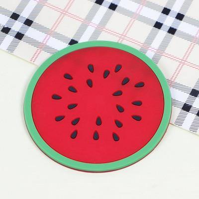 Lisslune | 5pcs Silicon Custom Fruit Coasters
