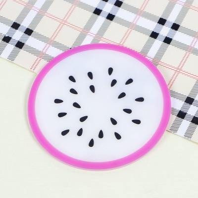 Lisslune | 5pcs Silicon Custom Fruit Coasters