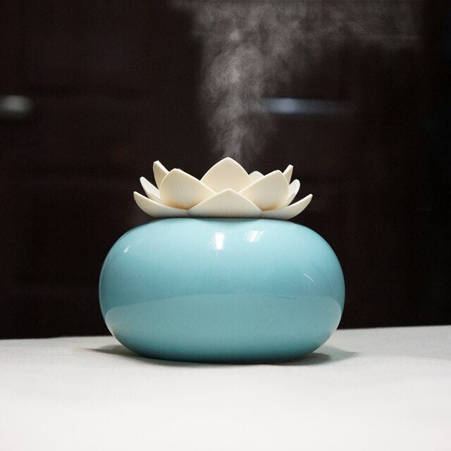 Lisslune | Lotus Ceramic Simplicity Aroma Humidifier